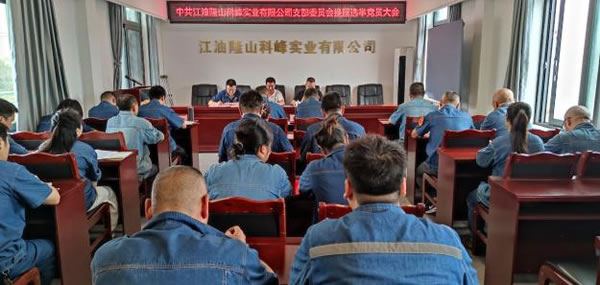 公司黨支部召開黨員大會 謀劃未來三年黨建新藍(lán)圖1.jpg